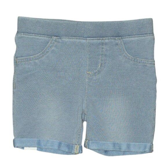 Jumping Beans 4T Light Blue Denim-Like Knit Shorts For Toddlers - Picture 1 of 3